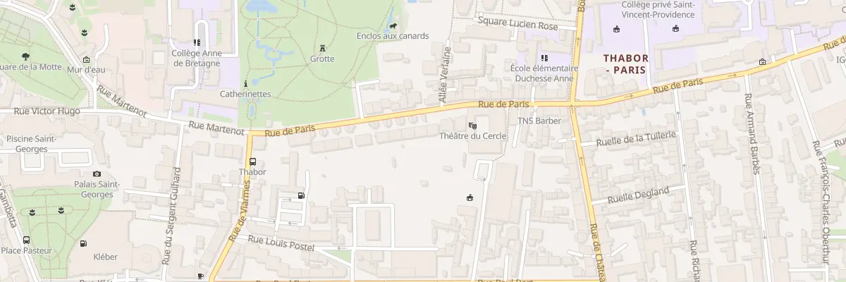 Plan du 22 Rue de Paris à Rennes