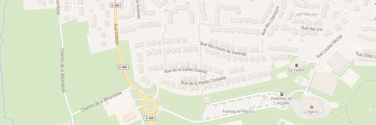 Plan du 13 Rue de la Vallée Dubost à Cherbourg-en-Cotentin