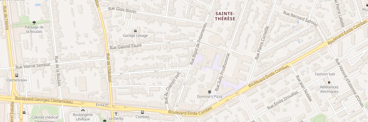 Plan du 62 Rue Bigot de Préameneu à Rennes