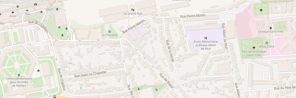 Plan du 7 Rue de Riaval à Rennes