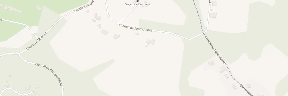 Plan du 280 Che de Pendichenea à Urrugne