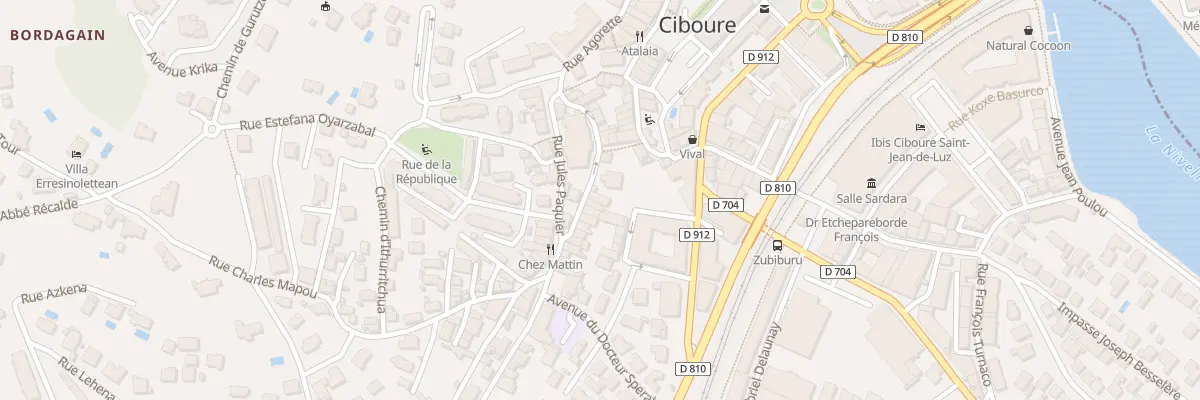 Plan du 86 Rue Evariste Baignol à Ciboure
