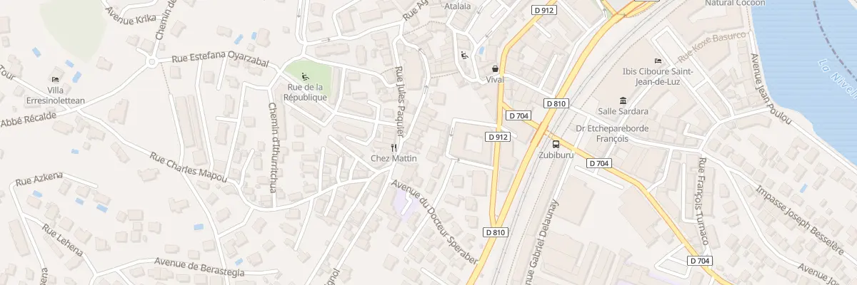 Plan du 76 Rue Evariste Baignol à Ciboure