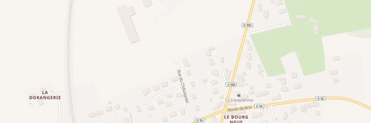 Plan du 10 Rue du Châtaignier à Couville