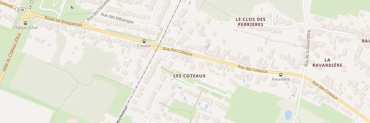 Plan du 77 Rue des Coteaux à Bouguenais