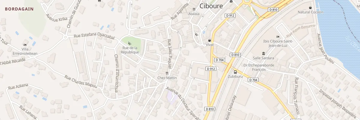 Plan du 84 Rue Evariste Baignol à Ciboure