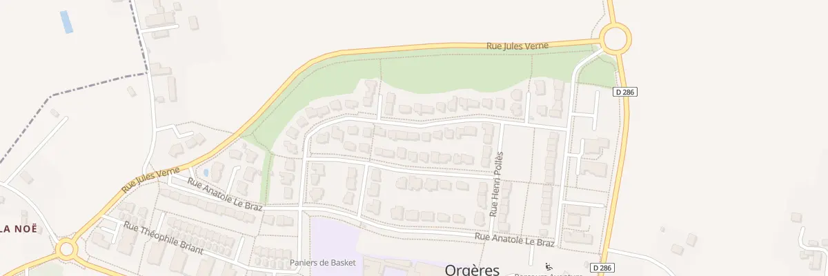 Plan du 22 Rue René-Guy Cadou à Orgères