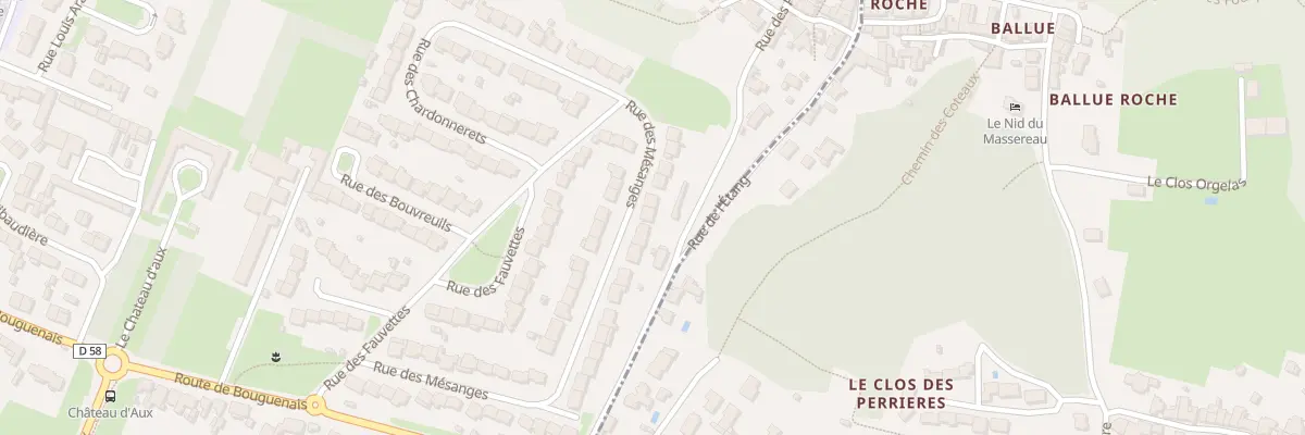 Plan du 50 Rue des Mésanges à La Montagne