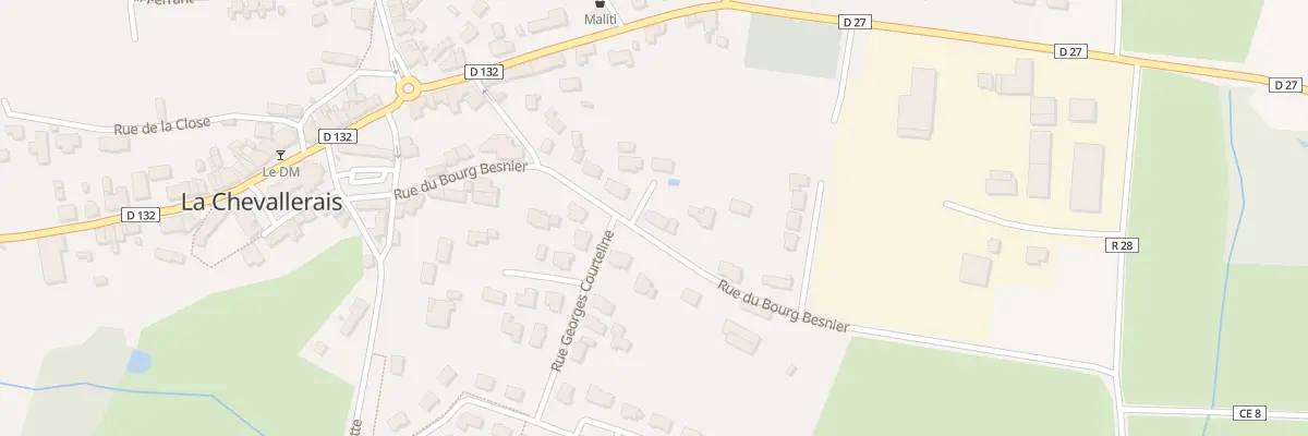 Plan du 17B Rue du Bourg Besnier à La Chevallerais