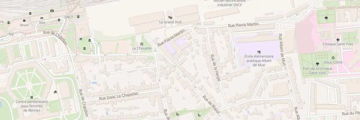 Plan du 3 Rue de Riaval à Rennes