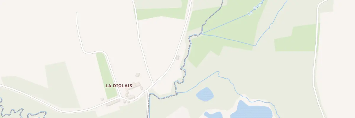 Plan du 5344 La Diolais à Baguer-Pican