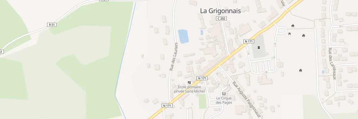 Plan du 8 Rue des Lauriers à La Grigonnais