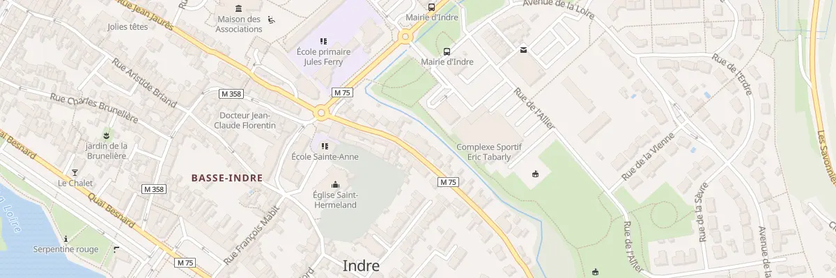 Plan du 26 Rue Eugène et Léoncie Kerivel à Indre