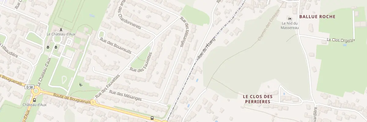 Plan du 46 Rue des Mésanges à La Montagne