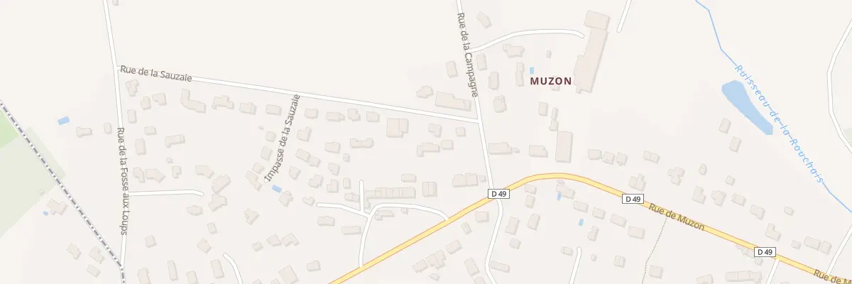 Plan du 3B Rue de la sauzaie à Treillières