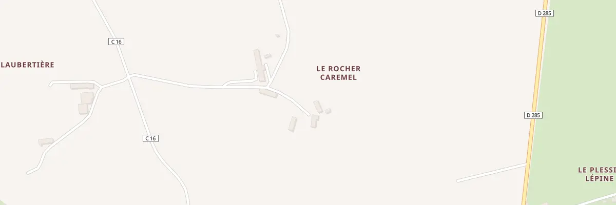 Plan du 5261 Le Rocher Caremel à Cuguen