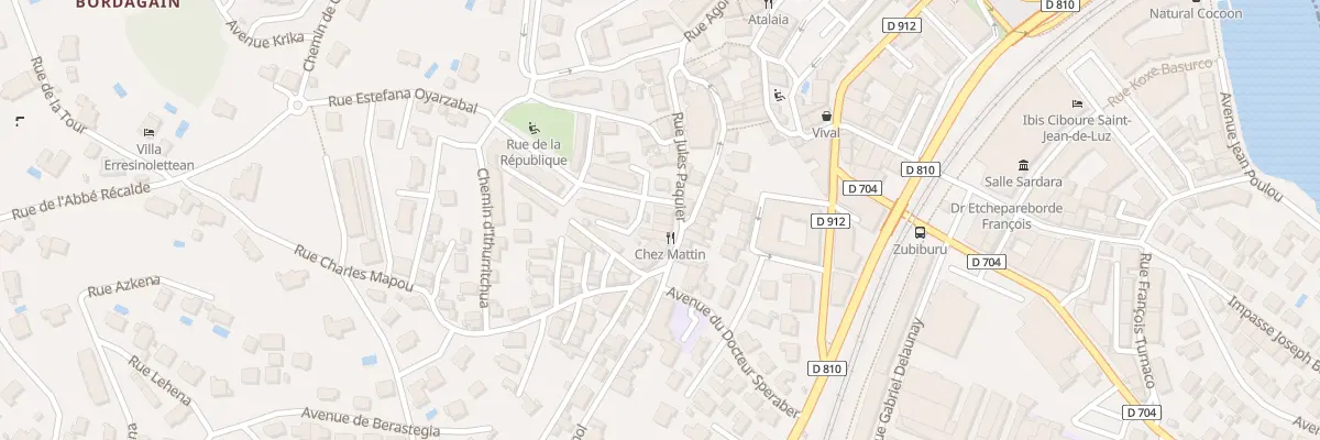 Plan du 67 Rue Evariste Baignol à Ciboure