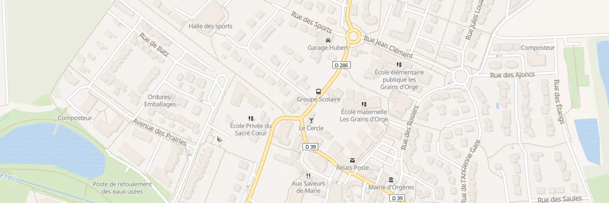 Plan du 5 Rue de Rennes à Orgères