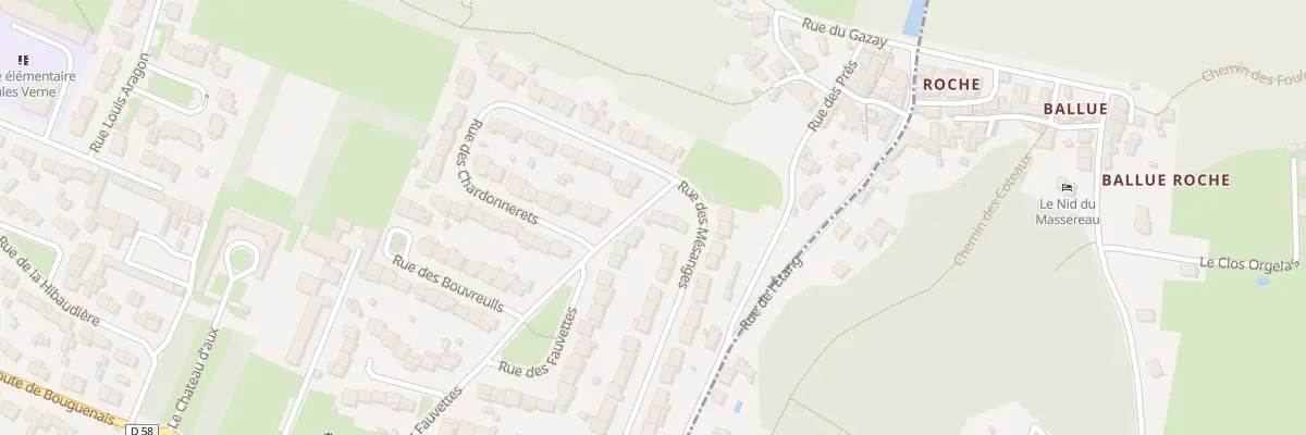 Plan du 34 Rue des Fauvettes à La Montagne