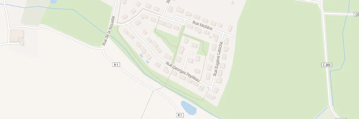 Plan du 1 All Sacha Guitry à La Chevallerais