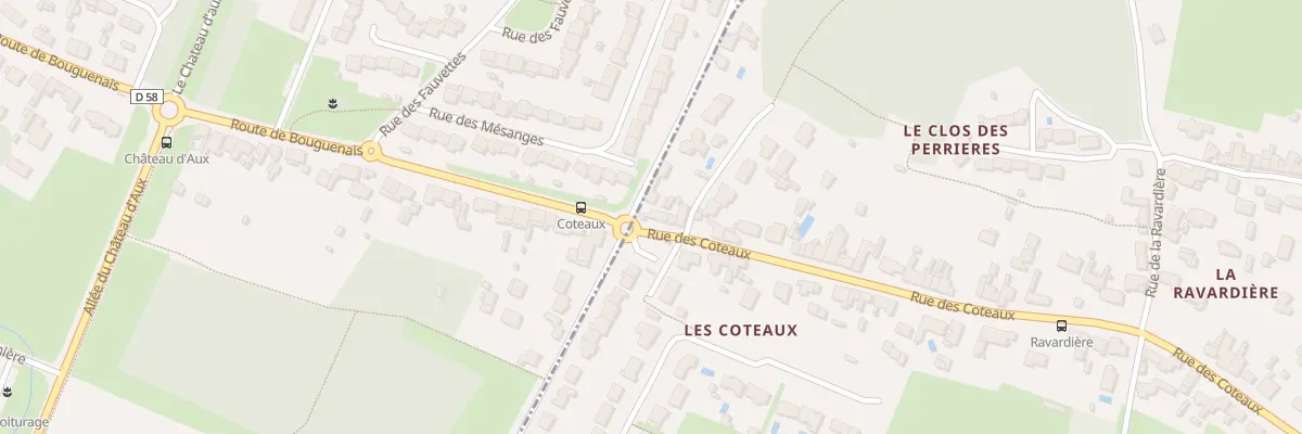 Plan du 110 Rue des Coteaux à Bouguenais