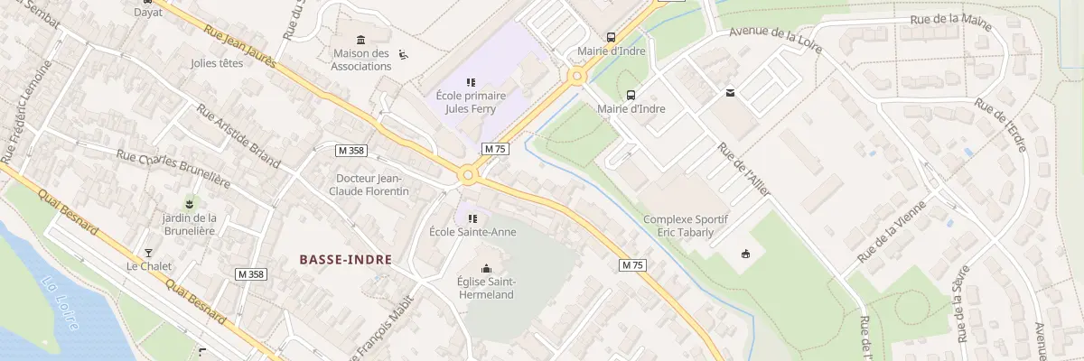 Plan du 30B Rue Eugène et Léoncie Kerivel à Indre