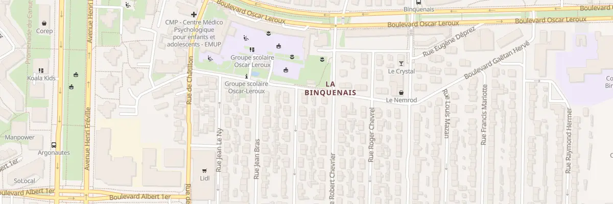 Plan du 3 Rue Joseph Vaillant à Rennes