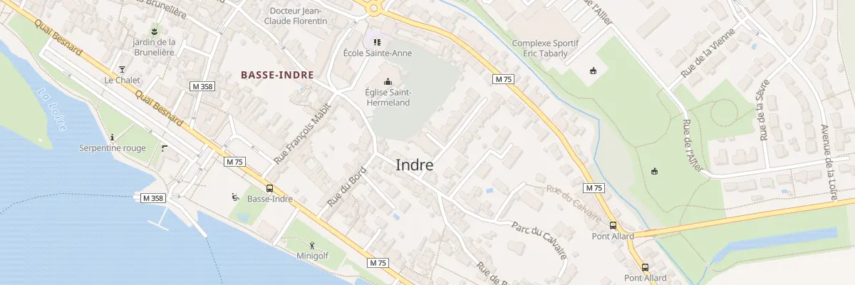 Plan du 1 Pl des Tilleuls à Indre