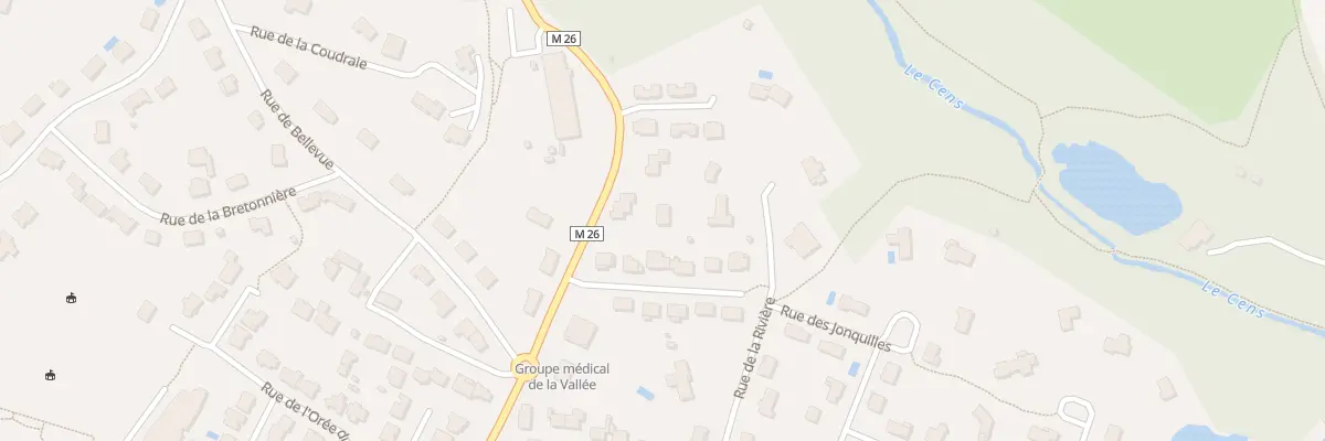 Plan du 34 Rue de la Vallée à Sautron