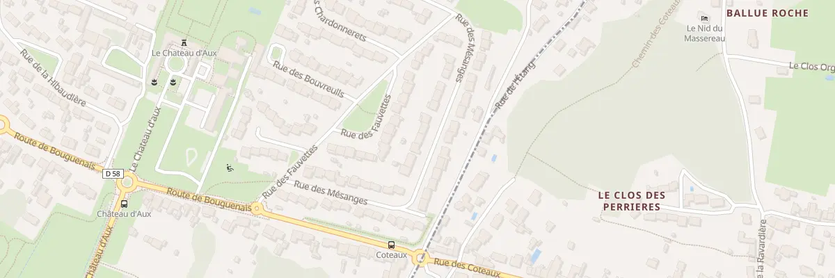 Plan du 25 Rue des Mésanges à La Montagne