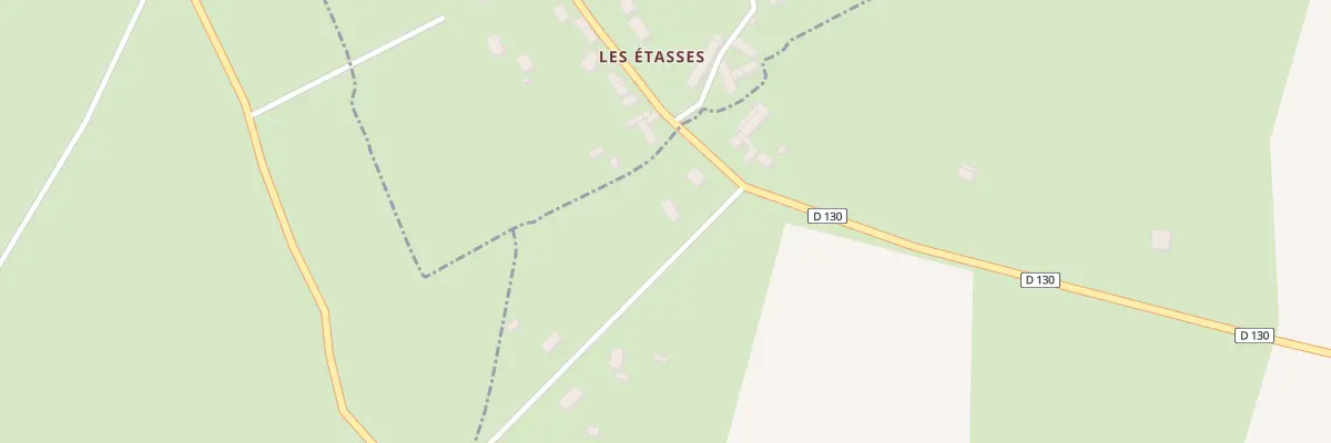 Plan du 1A Rte des Etasses à Besneville