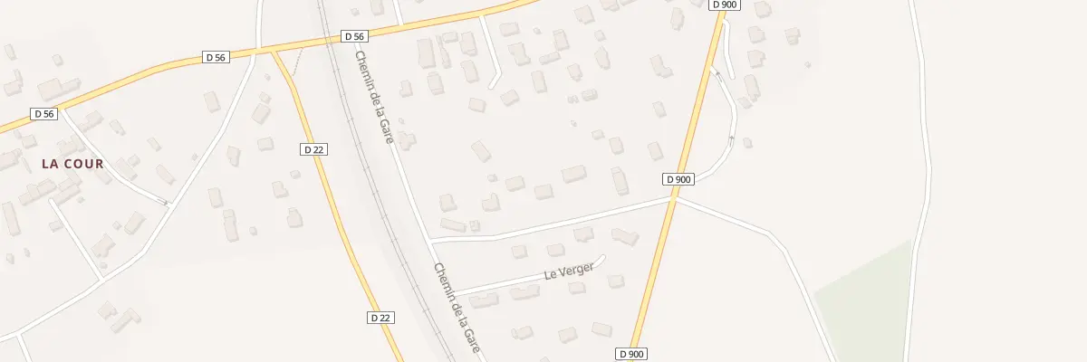 Plan du 11 Rue des Ormes à Couville