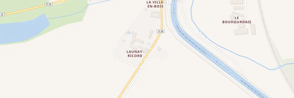 Plan du 5033 Launay Ricord à Melesse