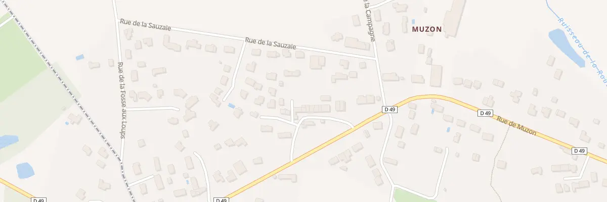 Plan du 10B Rue du four de muzon à Treillières