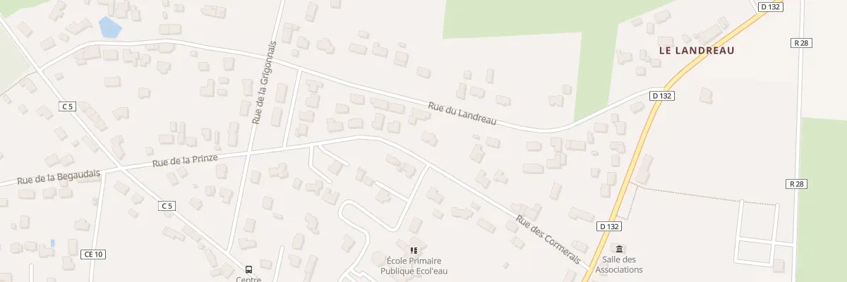 Plan du 14 Rue des Cormerais à La Chevallerais