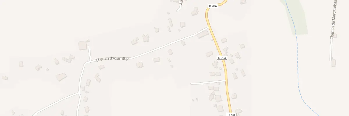 Plan du 125 Che d’Axarrittipi à Urrugne