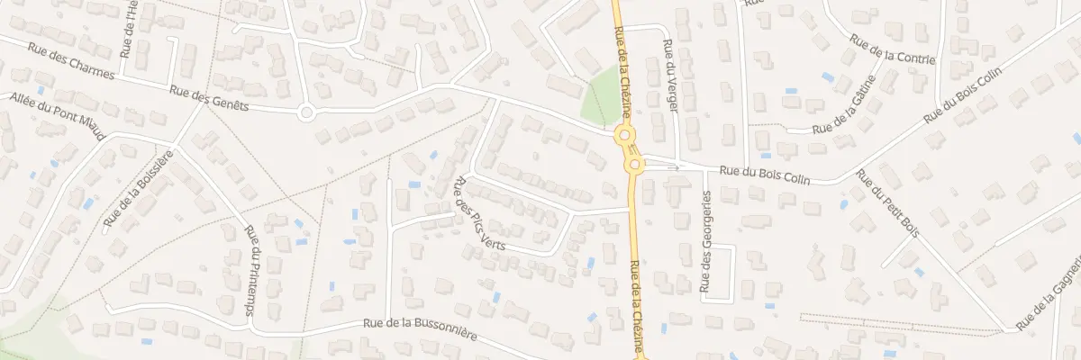 Plan du 12 Rue des Ecureuils à Sautron