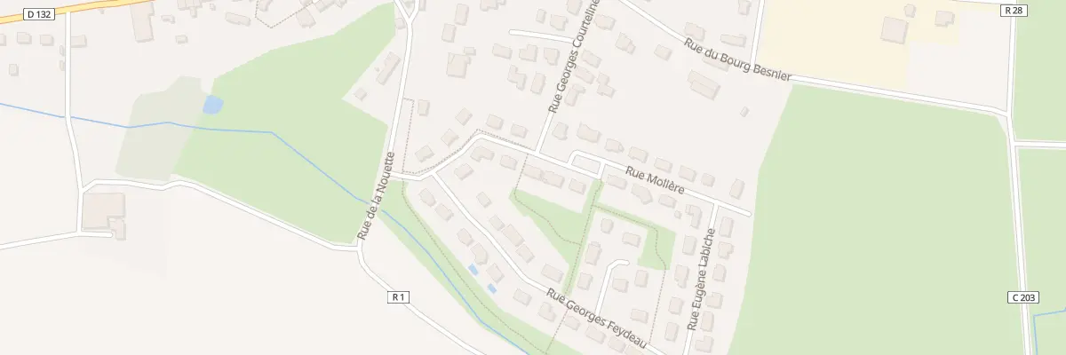 Plan du 8 Rue Moliere à La Chevallerais