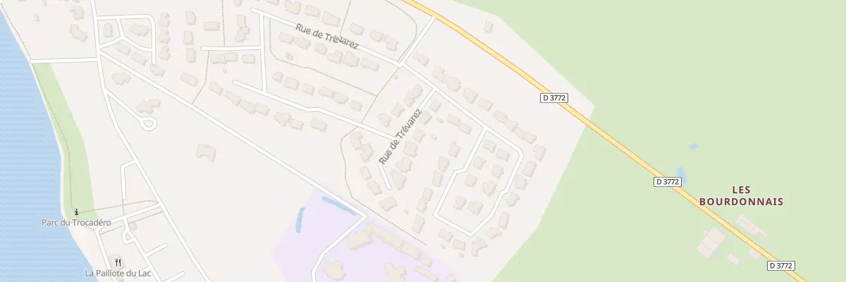 Plan du 54 Rue de Trevarez à Bain-de-Bretagne