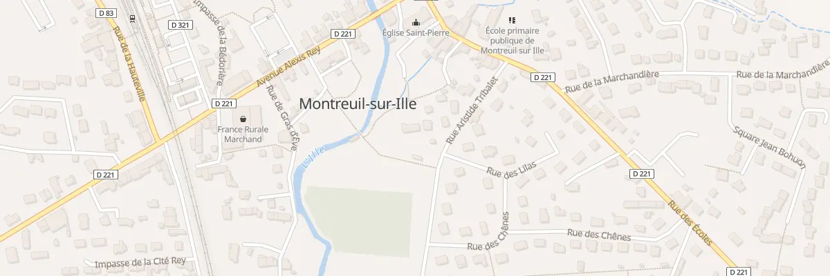 Plan du 5364 Rue Aristide Tribalet à Montreuil-sur-Ille