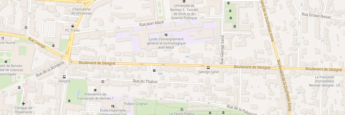 Plan du 31B Bd de Sévigné à Rennes