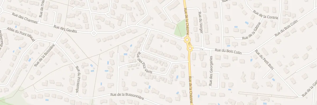 Plan du 14 Rue des Ecureuils à Sautron