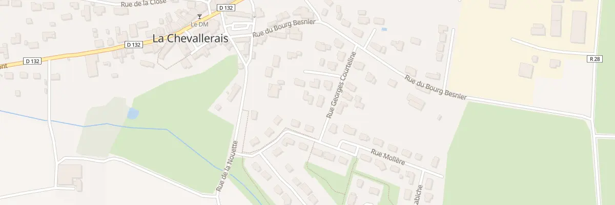 Plan du 3 Rue Georges Courteline à La Chevallerais