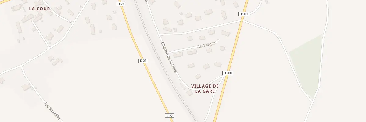 Plan du 3 Le Verger à Couville