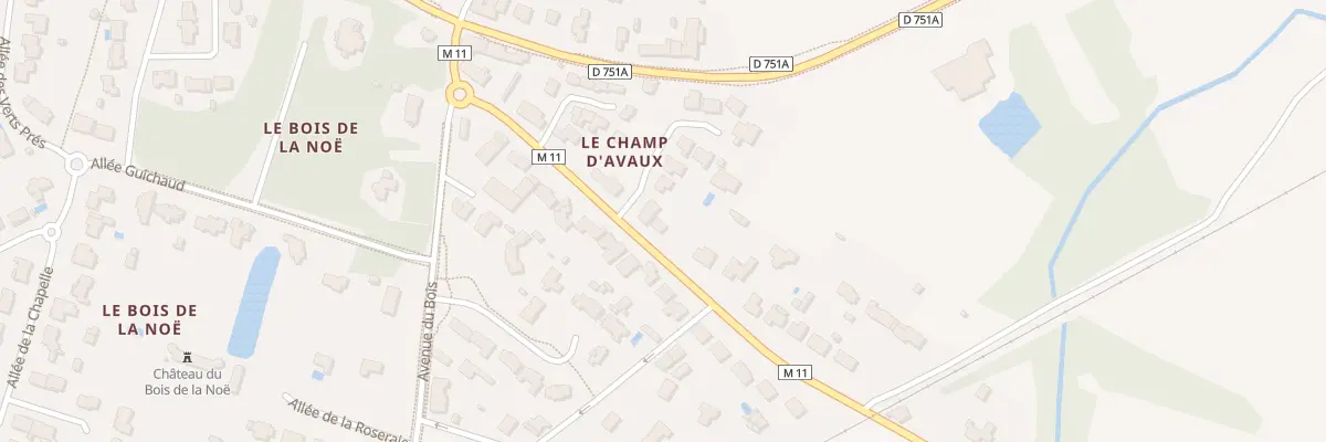 Plan du 10 Rue de la Noë à Bouaye