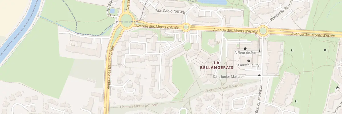 Plan du 39 Rue François-Désiré Roulin à Rennes