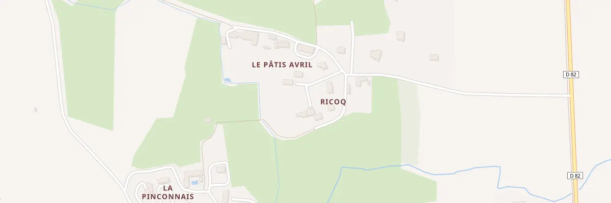 Plan du 5 Ricoq à Noyal-Châtillon-sur-Seiche