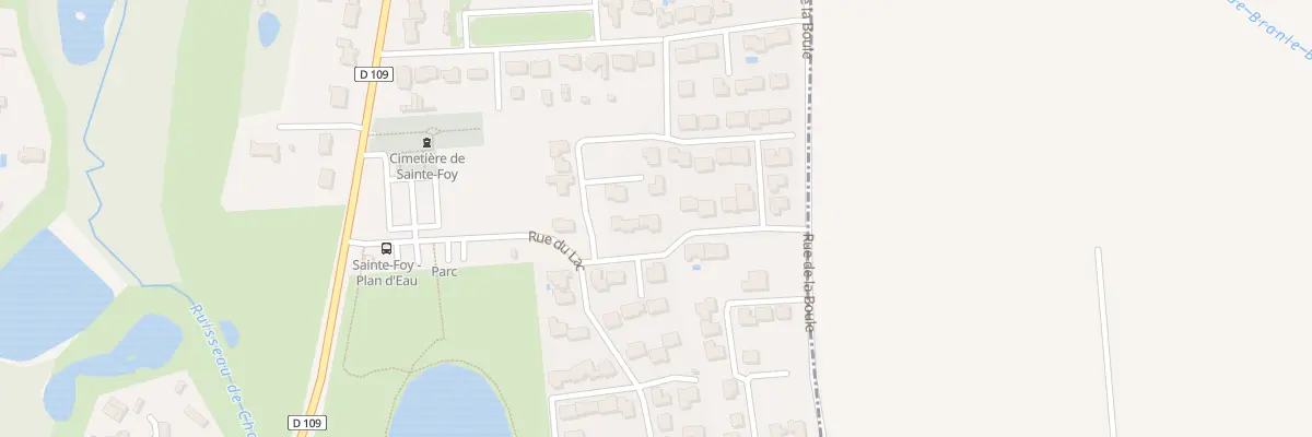 Plan du 47 Rue Alphonse de Lamartine à Sainte-Foy