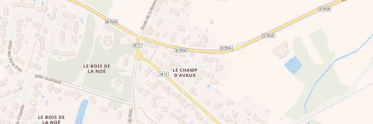 Plan du 8 All des Mésanges à Bouaye