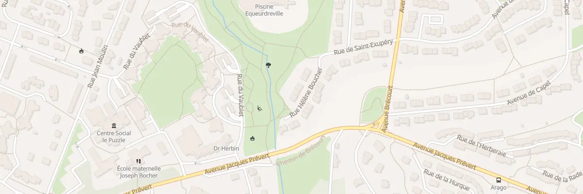 Plan du 10 Rue Helene Boucher - Equeurdre à Cherbourg-en-Cotentin
